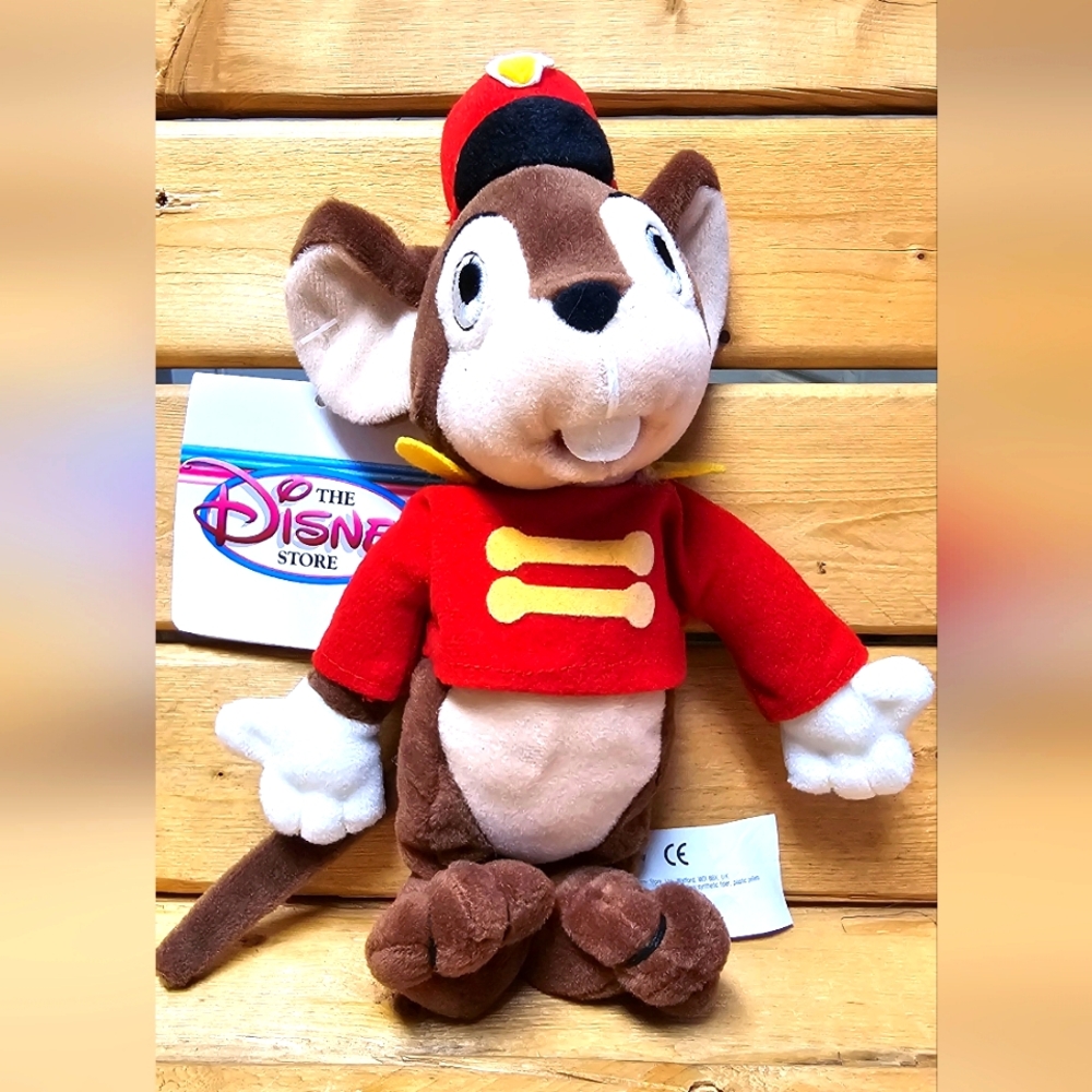 Vintage Disney Bean Bag Plush - Timothy from DUMBO (7 inch) “NWT”